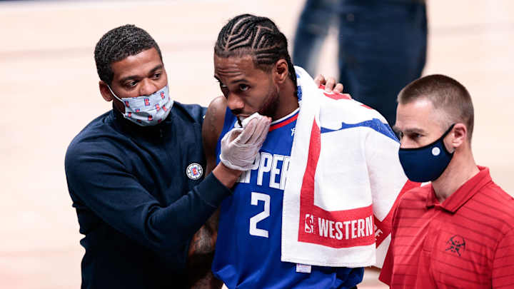 Kawhi Leonard receives eight stitches: 'He's going to be fine'