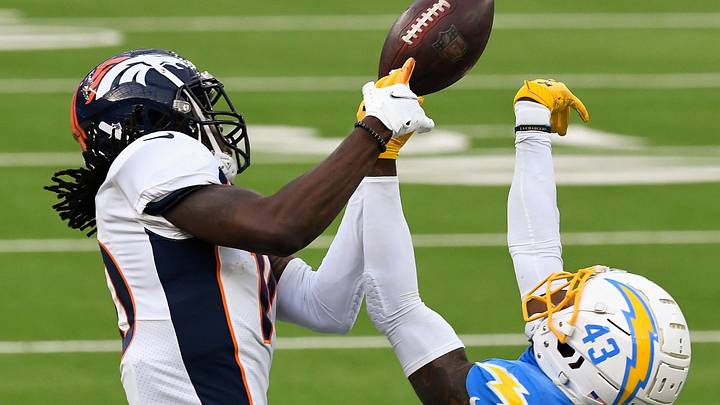 Fangio Cautions Jerry Jeudy's Multi-Drop Game Could be 'Defining Moment in His Career' Fangio Cautions Jerry Jeudy's Multi-Drop Game Could be 'Defining Moment in His Career'