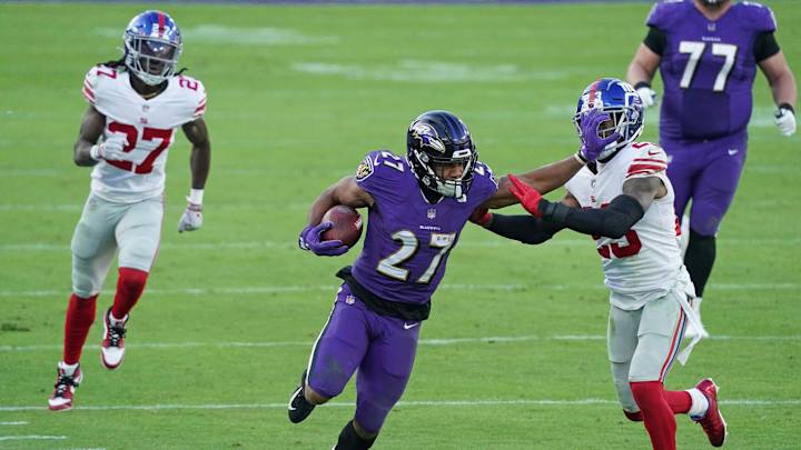 Key to Ravens Running Game: 'Everyone Is Blocking Their Absolute Butt Off'