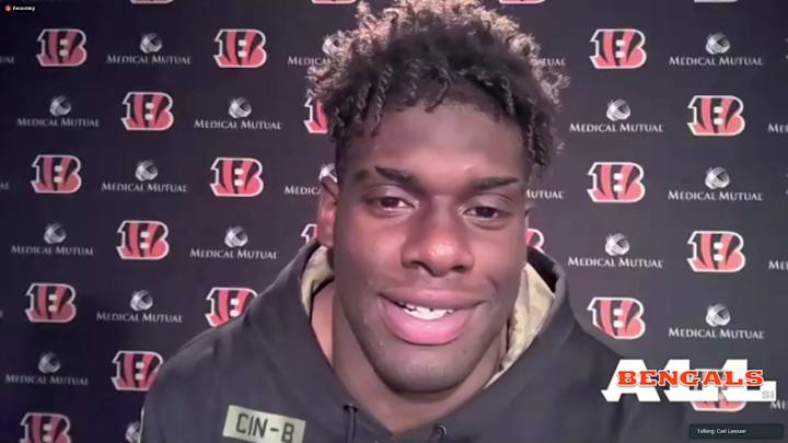 Watch: Carl Lawson on Free Agency, His Health, the Bengals' Winning Streak and the Ravens
