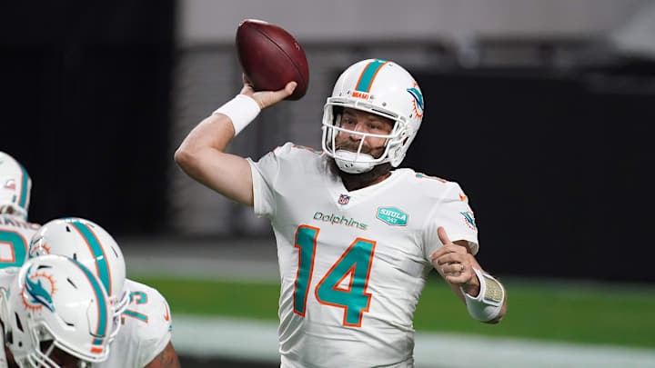 Report: Dolphins' Ryan Fitzpatrick Tests Positive for COVID-19, to Miss Game vs. Bills