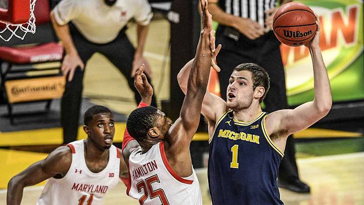 Dickinson Dominant In Michigan’s Double-Digit Win At Maryland