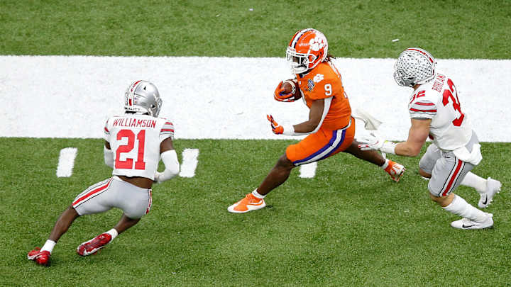 Clemson's Travis Etienne Sets CFP, ACC Records in Sugar Bowl