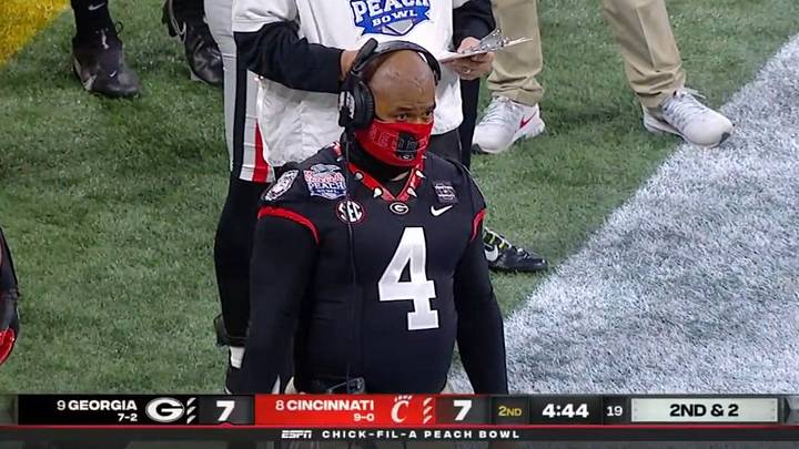 Georgia Assistant Dell McGee Honors James Cook Following Death of RB's Father