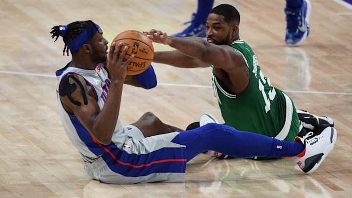 WATCH: Jerami Grant Posterizes Celtics in Pistons Win