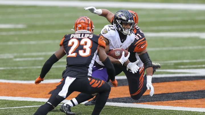 Ravens Run For 404 Yards, Crush Bengals 38-3
