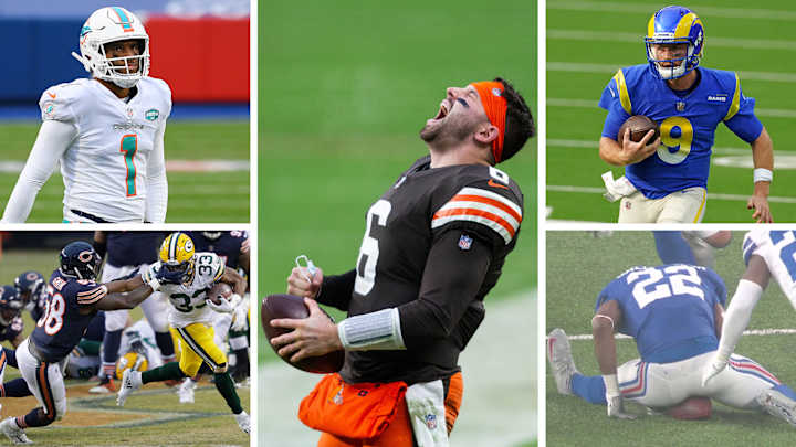Week 17 Takeaways: Baker Runs Browns Into Playoffs, Wolford Wins, Bears Are In, Giants Bumble Past Dallas, Tua Meltdown