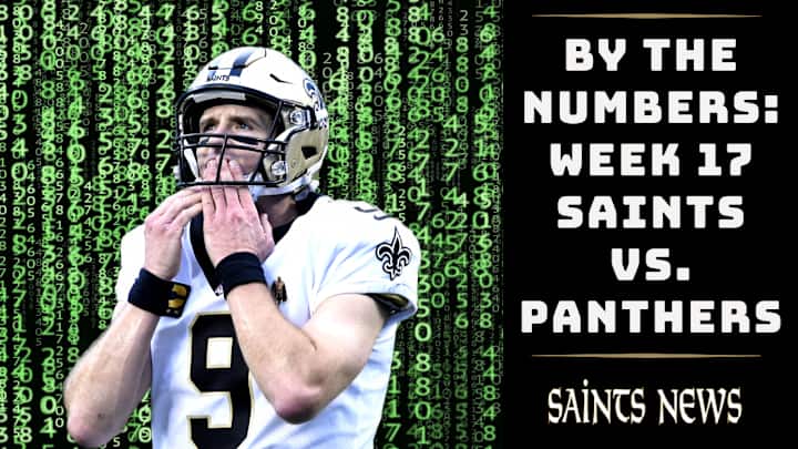 By the Numbers: Saints vs. Panthers in Week 17