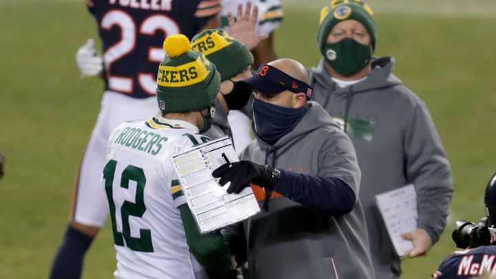 Matt Nagy Zeroes in on Playoff Game Not Job Discussion
