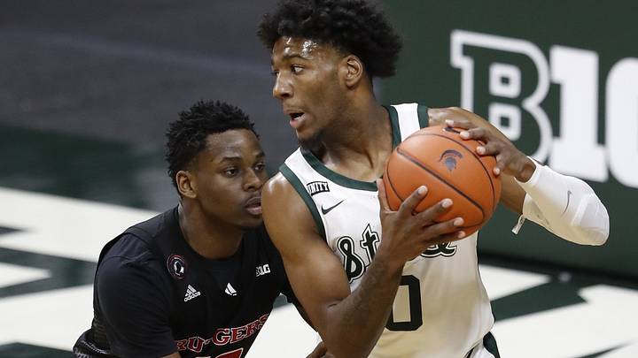 Michigan State Rises Up Defensively and Beats Rutgers, 68-45 Michigan State Rises Up Defensively and Beats Rutgers, 68-45