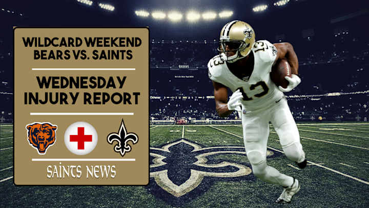 Bears vs. Saints: Wednesday Injury Report Bears vs. Saints: Wednesday Injury Report