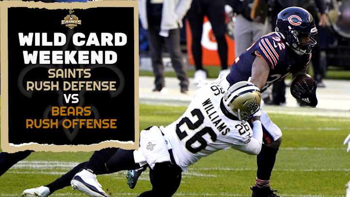 Saints Run Defense vs. Bears Run Offense Saints Run Defense vs. Bears Run Offense