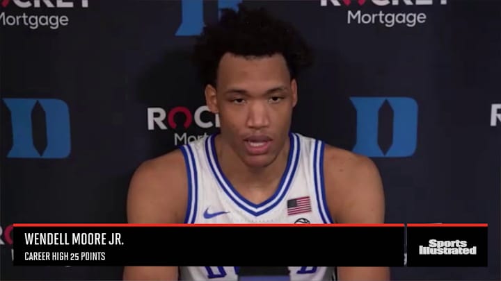 Wendell Moore Ends Slump With 25 Against Boston College