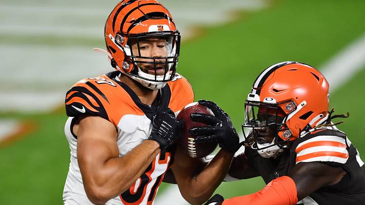 Watch: Bengals Tight End C.J. Uzomah Jogs Following Achilles Repair