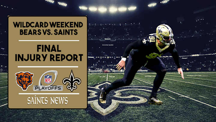 Wild Card Weekend: Saints Final Injury Report Wild Card Weekend: Saints Final Injury Report