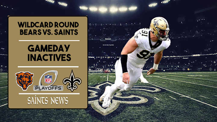 NFC Wild Card 2021: Saints Inactives NFC Wild Card 2021: Saints Inactives