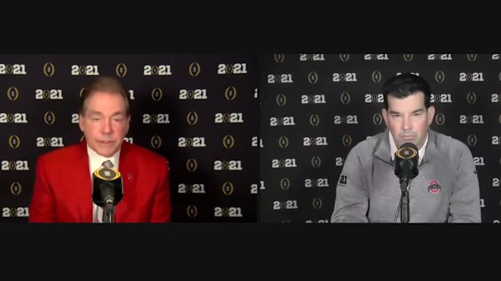 Day, Saban Meet with Media One More Time Before Title Tilt