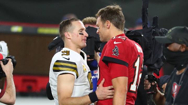 It's Official: Drew Brees vs. Tom Brady with a Spot in NFC Title Game on the Line