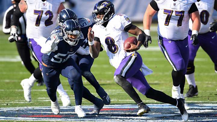 Lamar Jackson Wins First Playoff Game as Ravens Edge Titans