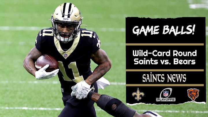 Game Balls from the Saints 'Gritty' Wild-Card Win over the Bears, 21-9 Game Balls from the Saints 'Gritty' Wild-Card Win over the Bears, 21-9