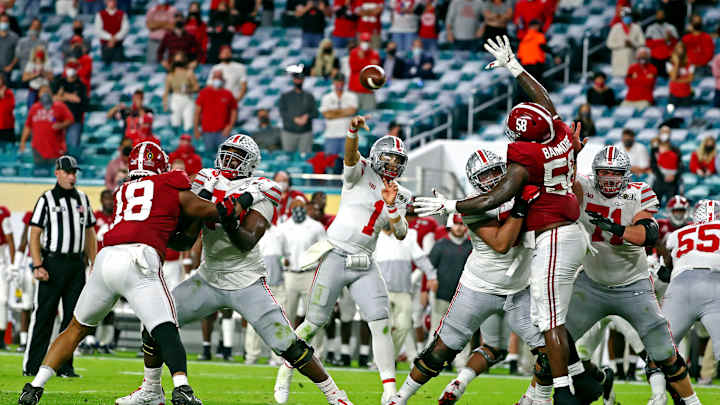 Justin Fields, Passing Game Never Got Going