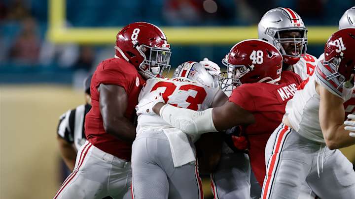 The Extra Point: Taking a Look at Alabama's Christian Harris and Phidarian Mathis at the NFL Combine The Extra Point: Taking a Look at Alabama's Christian Harris and Phidarian Mathis at the NFL Combine