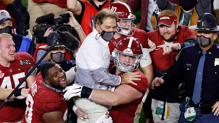 Nick Saban Passes Bear Bryant for Most National Titles in CFB History