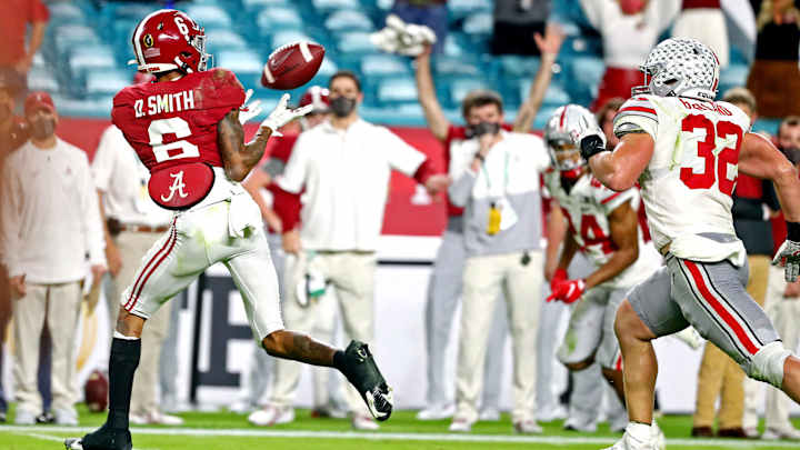 DeVonta Smith on Tuf Borland Was the Biggest Mismatch of the National Title Game