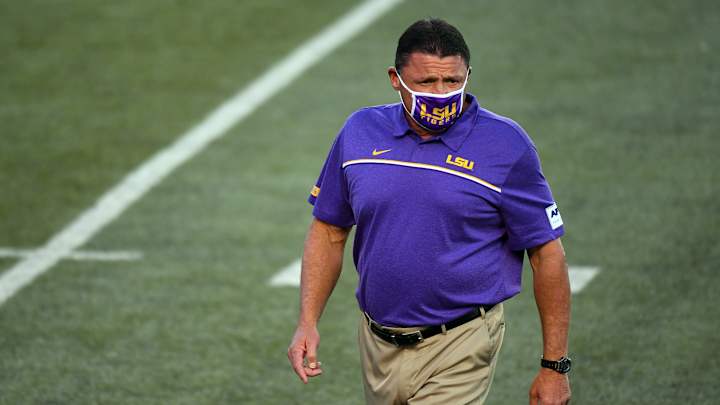 LSU Ed Orgeron Provides Update on Defensive Coordinator Search