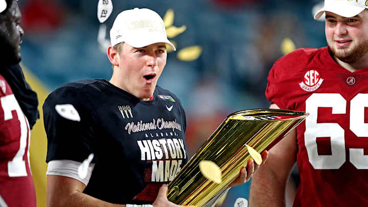 Mac Jones Says Alabama Is 'Best Team to Ever Play' After National Championship Win