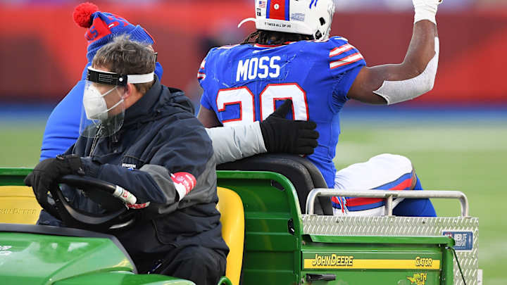 Zack Moss' Season Comes To An End Following Ankle Injury