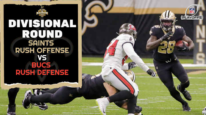 Saints Run Offense vs. Buccaneers Run Defense [NFC Divisional Breakdown]