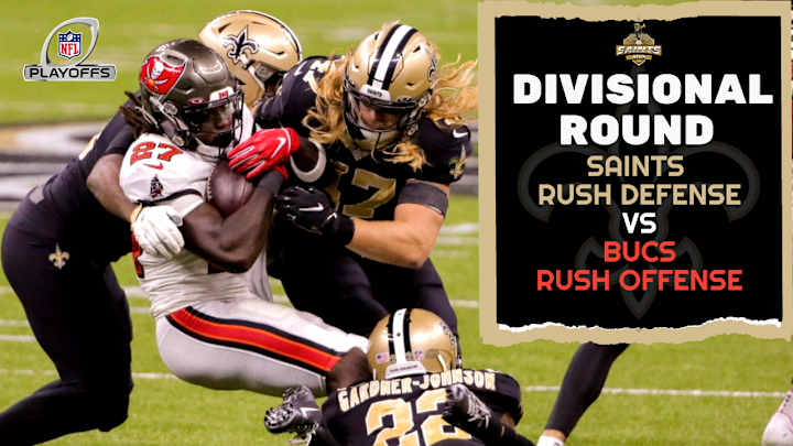 Saints Run Defense vs. Buccaneers Run Offense Saints Run Defense vs. Buccaneers Run Offense