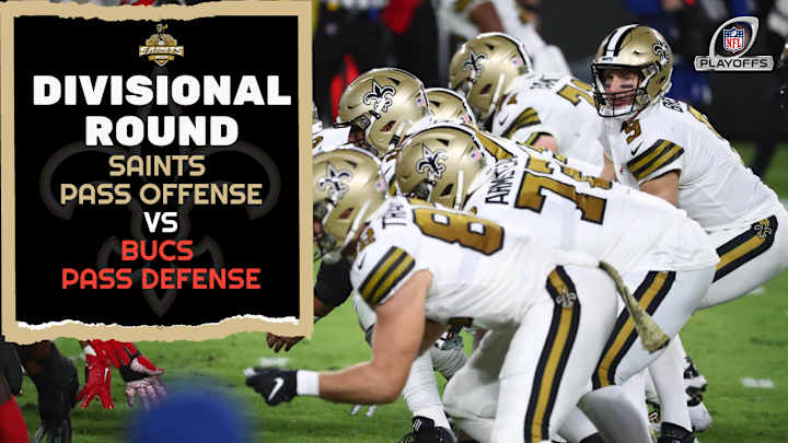 Saints Pass Offense vs. Buccaneers Pass Defense [NFC Divisional Breakdown]