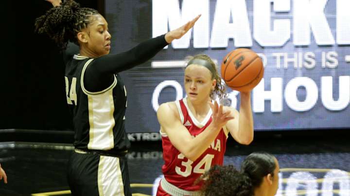 No. 18 Indiana Rolls Past Purdue 66-45 for Third-Straight Win