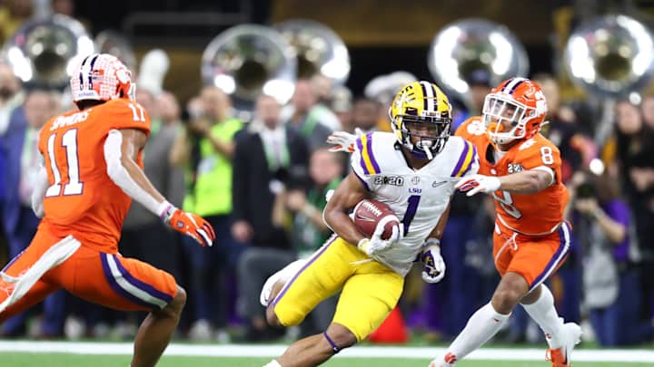 Analyst Believes Teams Will Consider Trading Up For LSU Star Wide Receiver Ja'Marr Chase Analyst Believes Teams Will Consider Trading Up For LSU Star Wide Receiver Ja'Marr Chase