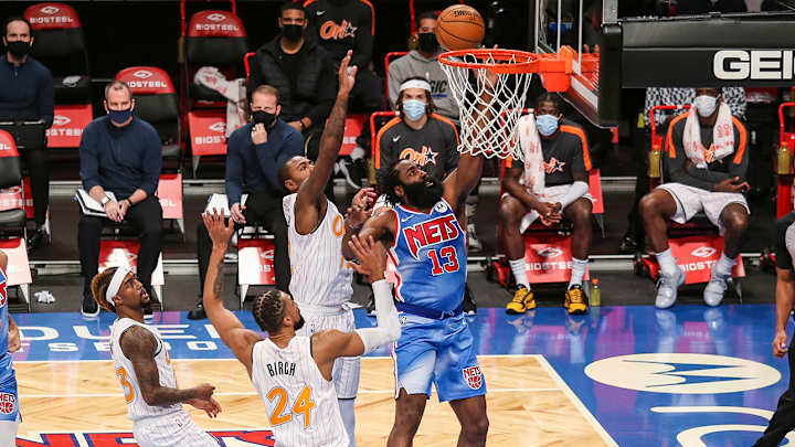 James Harden Breaks Nets' Assists Record, Posts Triple-Double in Brooklyn Debut