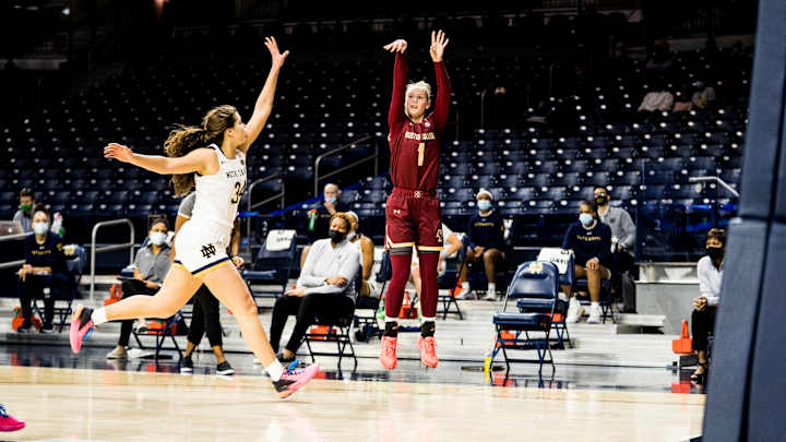 BC Women's Basketball Falls To Notre Dame 83-73 BC Women's Basketball Falls To Notre Dame 83-73