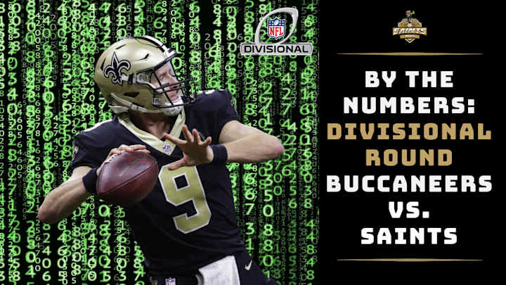 By the Numbers: Bucs vs. Saints in NFC Divisional Round By the Numbers: Bucs vs. Saints in NFC Divisional Round