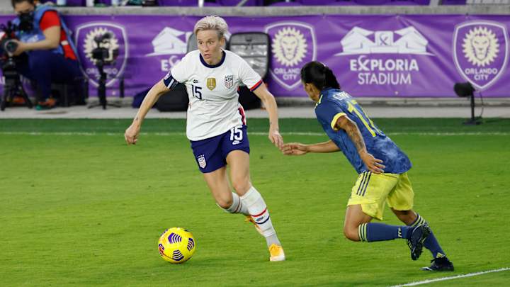 Megan Rapinoe Scores Twice as USWNT Beats Colombia, 6-0, in Friendly