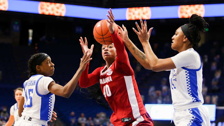 Alabama Women's Basketball Overmatched in 81-66 Loss to No. 14/15 Kentucky
