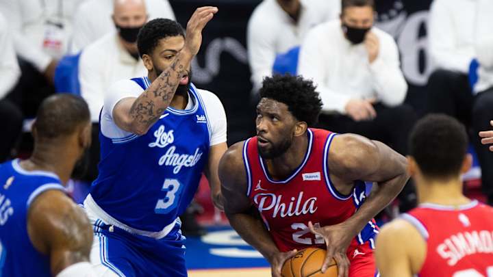Sixers' Joel Embiid Throws Shade at Lakers' Anthony Davis