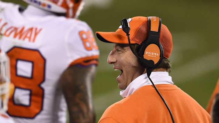 Clemson's Dabo Swinney Takes in USMNT Rout
