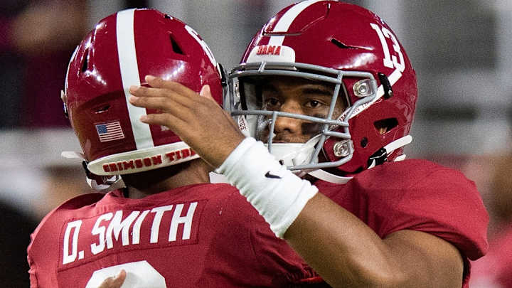Tua Tagovailoa Hopes Dolphins Draft Alabama Wide Receiver DeVonta Smith