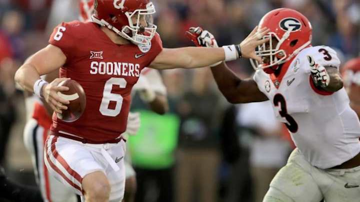 Oklahoma Reveals Baker Mayfield's Heisman Park Statue