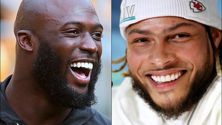Tyrann Mathieu and Leonard Fournette representing St. Augustine High School & NOLA in Super Bowl LV Tyrann Mathieu and Leonard Fournette representing St. Augustine High School & NOLA in Super Bowl LV