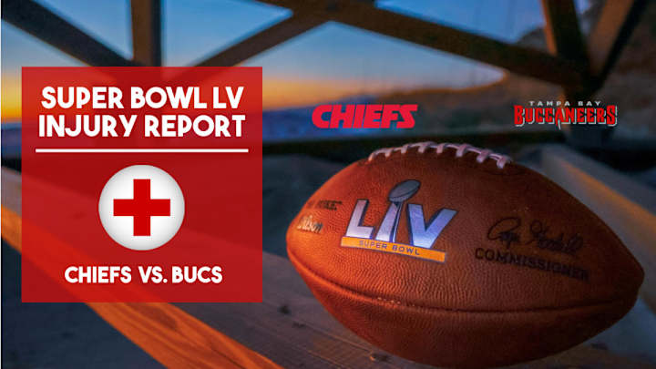 Super Bowl LV Injury Report - Friday Super Bowl LV Injury Report - Friday