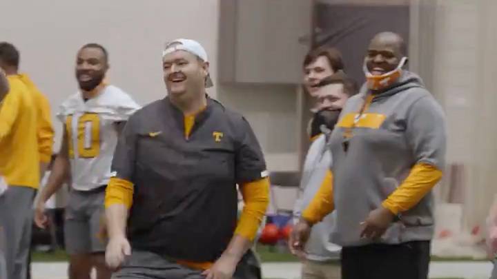 Watch: Vols, Heupel increase competition, build culture with dodgeball battle