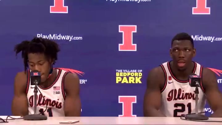 POST-GAME VIDEO: No. 12 Illinois 75, No. 19 Wisconsin 60 - Illini Ayo Dosunmu & Kofi Cockburn