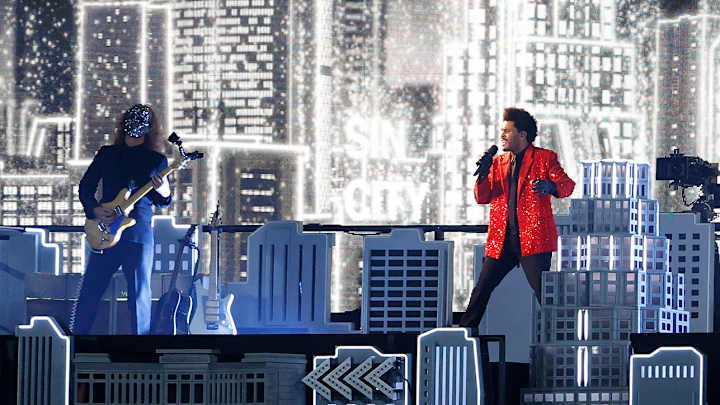 Twitter Reacts to the Weeknd's Super Bowl LV Halftime Performance